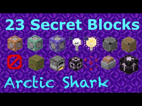 Minecraft Bedrock 23 Secret Blocks! (Not Obtainable in Survival Or Creative Menu)