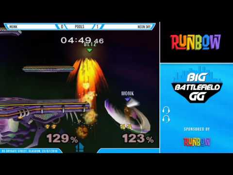 Big Battlefield Pools - Monk (Link) vs Neon Sky (Fox)