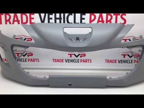 Fits Peugeot 308 2007-2011 Front Bumper Primed No Wash Jet/ Pdc Holes Standard Models video
