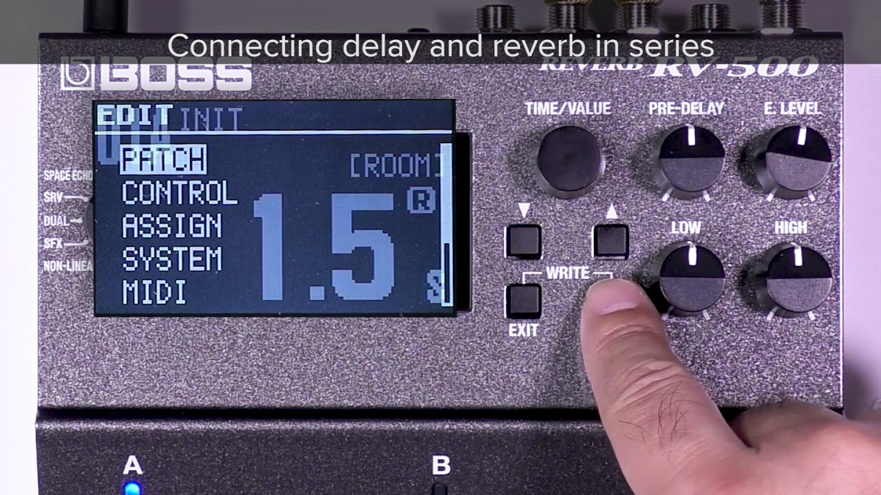 BOSS Processeur d’effets RV-500