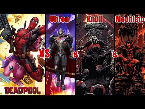 Deadpool Vs Infinity Ultron, Knull & Mephisto World Boss Legend Showcase (MFF)