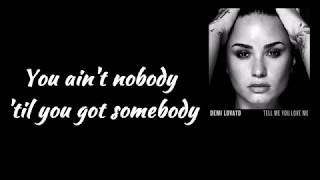 Demi Lovato - Tell Me You Love Me (Lyrics Video)