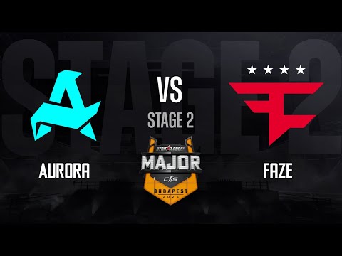 Aurora vs FaZe | StarLadder Budapest Major 2025 - STAGE 2 - Day 1