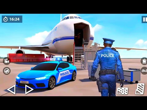 US Police Car Transporter Driving - Prado Car Trailer Truck Driver Simulator - #Android GamePlay