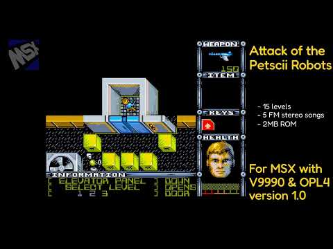 Attack of the Petscii Robots (2023, MSX, Robosoft)