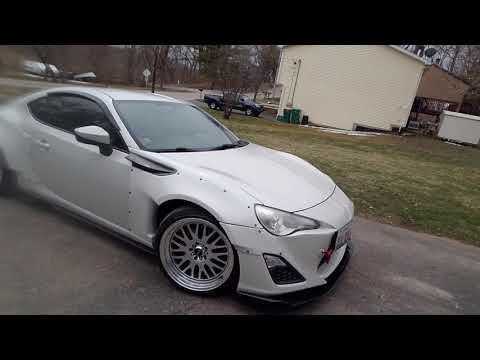 frs rocket bunny body kit install complete