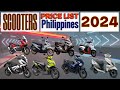 Scooters price list in Philippines 2024