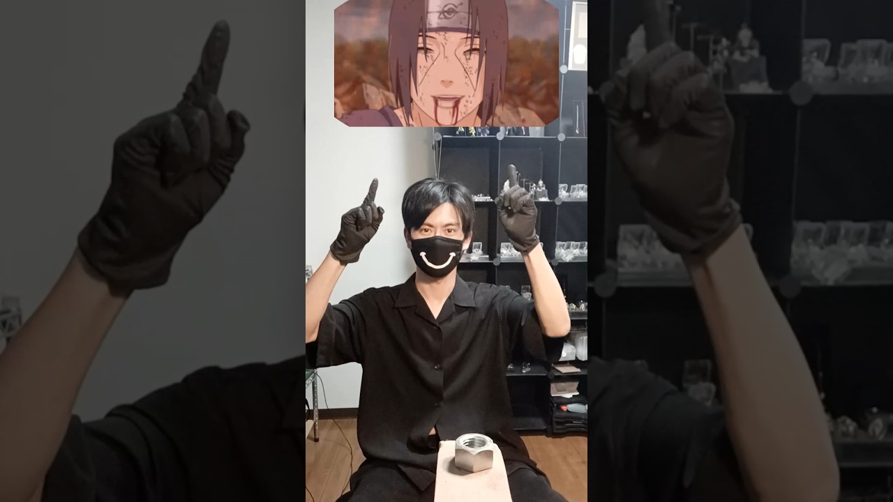 ◤NARUTO疾風伝◢うちはイタチの指輪を作ってみたよ! #ナルト #ナルトダンス #ナルト疾風伝 #うちはイタチ #naruto #itachiuchiha