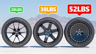 Does Wheel Weight Really Matter 20, 38 and 52lb wheels tested!