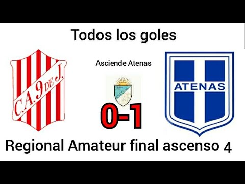El gol del ascenso|Final Regional Amateur| Atenas (Río Cuarto) 1-0 9 de Julio (Rafaela)