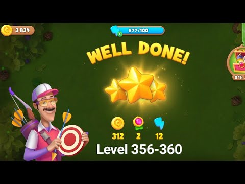 Gameplay Gardenscapes Level 356-360