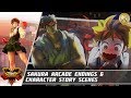 Street Fighter V All Sakura Arcade Endings Character Story