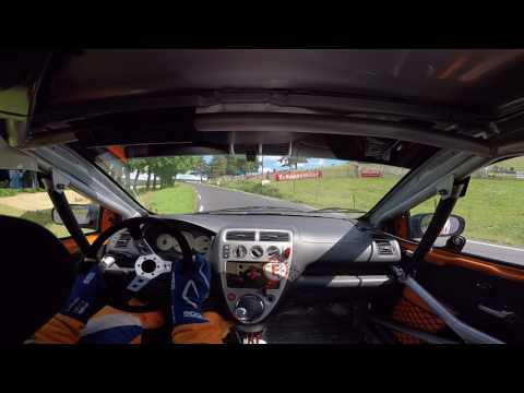 Course de côte Dunieres 2017 3ème montée BARTAIRE Florian Honda civic type R N3