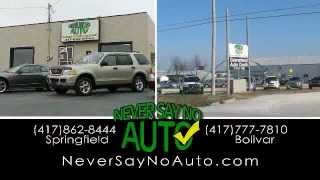 preview picture of video 'Never Say No Auto - Car Loans Springfield Mo and Bolivar Mo.wmv'