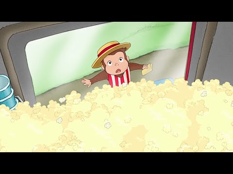 Capa de George, o Curioso 🍿 George faz pipoca! 🍿 Desenhos Animados em Português