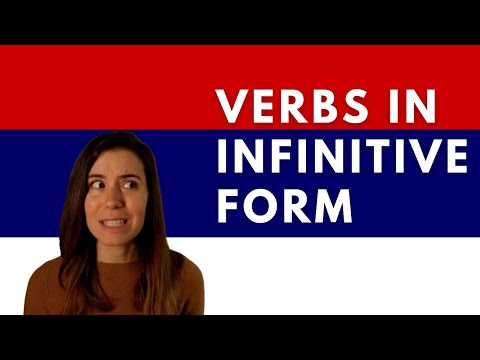 Verbs In Infinitive Form | Serbian Grammar