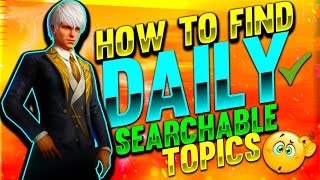 How To Find Most Searchable Topics | And How To Find Trending Topic For YouTube Free Fire Videos |
