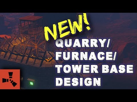 RUST | NEW NEVER BEFORE SEEN INDESTRUCTIBLE SNIPER TOWER/ FURNACE BASE/ QUARRY BASE