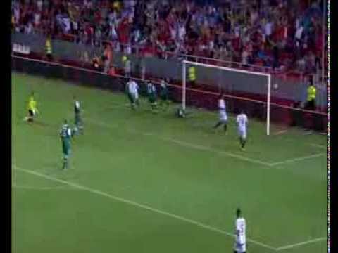 Resumen Sevilla FC 4-1 Slask Wroclaw, 22/08/13. Europa League