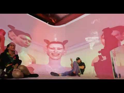 'No Other' Maylee Todd and MALOO digital avatar performance Album Release at Non Plus Ultra.