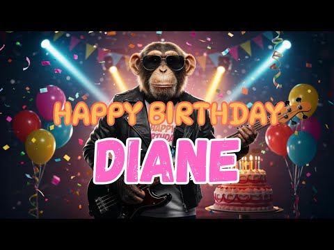 DIANE Happy Birthday Song - Happy Birthday to Daine