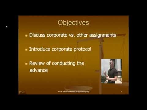 Corporate Security - Advance Work - Executive Protection - Bodyguard Course - Blog - 4-10-13