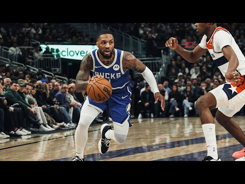 Highlights: Damian Lillard Scores 25 Points vs. Wizards | 11.30.24