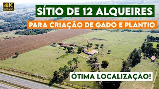 SÍTIO 12 alqueires, ITAPETININGA/SP para Gado e Plantio!