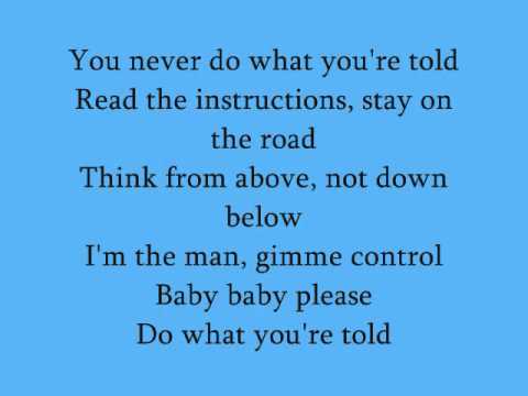 Sebastian Karlsson - Do what you're told (With Lyrics).wmv