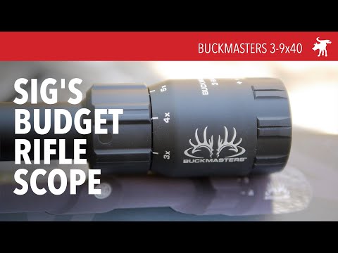 Sig Sauer Buckmasters 3-9x40 scope