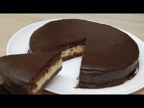 GÂTEAU D’ANNIVERSAIRE AU CHOCOLAT ET CRÈME PÂTISSIÈRE TROP  FACILE (CUISINE RAPIDE)