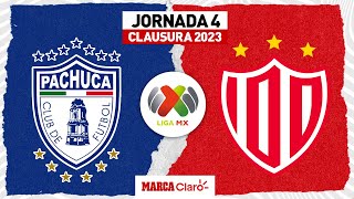 Pachuca (2-1) Necaxa | Partido Completo |  Jornada 4 | Liga MX