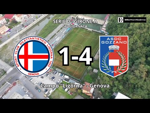 LIGORNA - GOZZANO 1-4 | SERIE D | GIRONE A | 17° GIORNATA | 08/12/2024