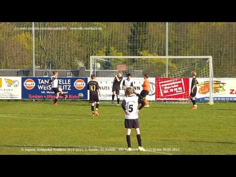 D-Jugend: SpG Straßberg/Kürbitz-VfB Auerbach II 8:2 (2:0), Kreispokal Vogtland 2015, 3. Runde