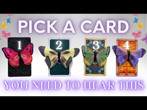 What You NEED to Hear Right Now🦋✨| PICK A CARD🔮 In-Depth Tarot Reading