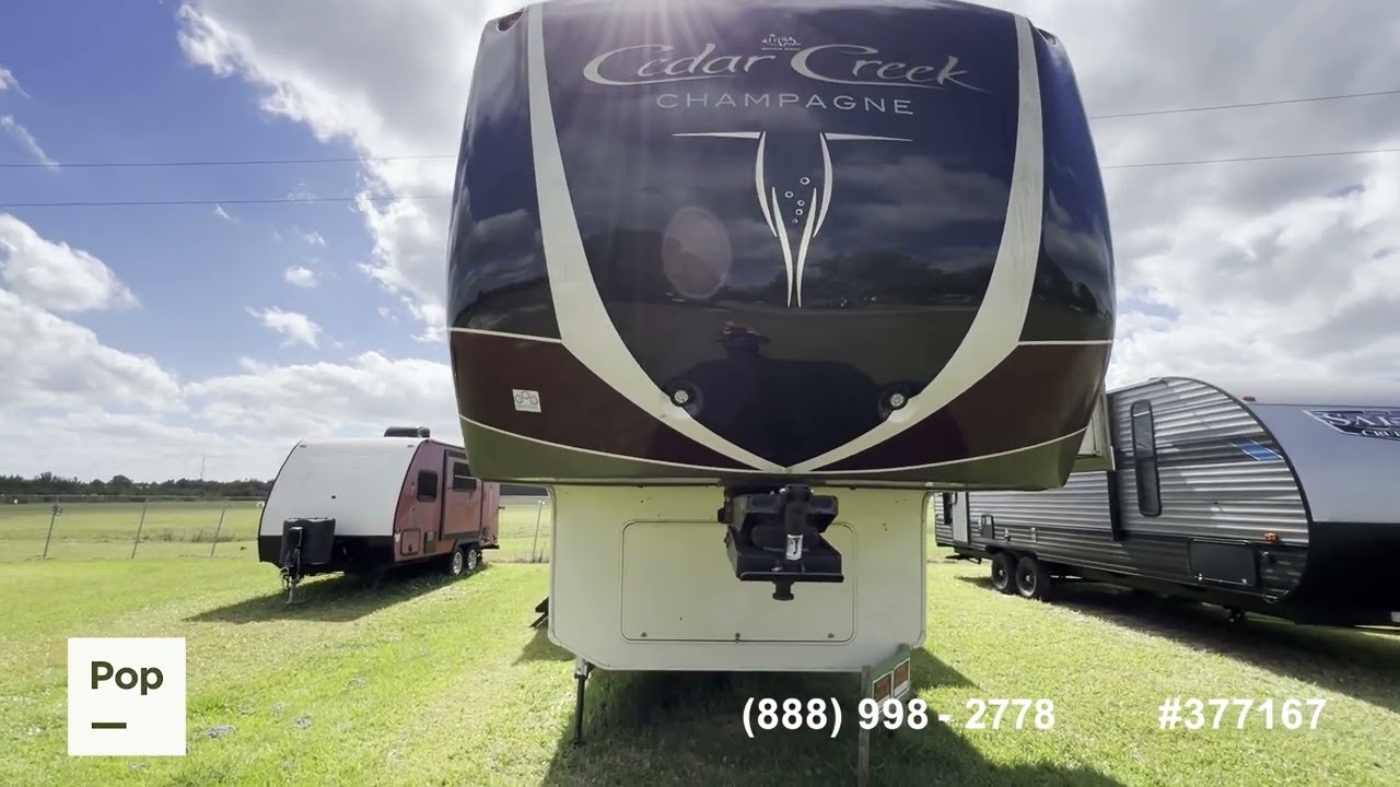 A photo of this 2019 Forest River Cedar Creek Champagne 38EL