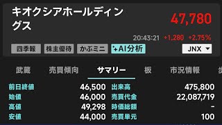 25歳資産1200万円貧乏人 キオクシア2026年7/31の決算後のPTS値動き5000円幅で乱高下！張り付きストップ高からどうなる 株式分割1株→3株　自社株買い8000億円規模 予想下振れ