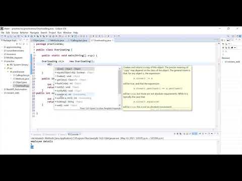 Java Programming Tutorial Method Overloading Part 14 Roicians