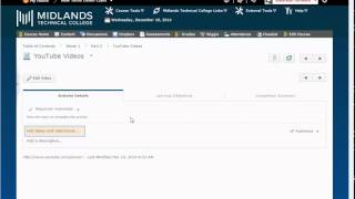 D2L Brightspace v10.4 Create New Content Topic from a Quicklink