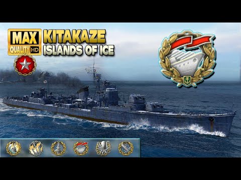 Destroyer Kitakaze fights for "Solo Warrior" in ranked battle - World of Warships