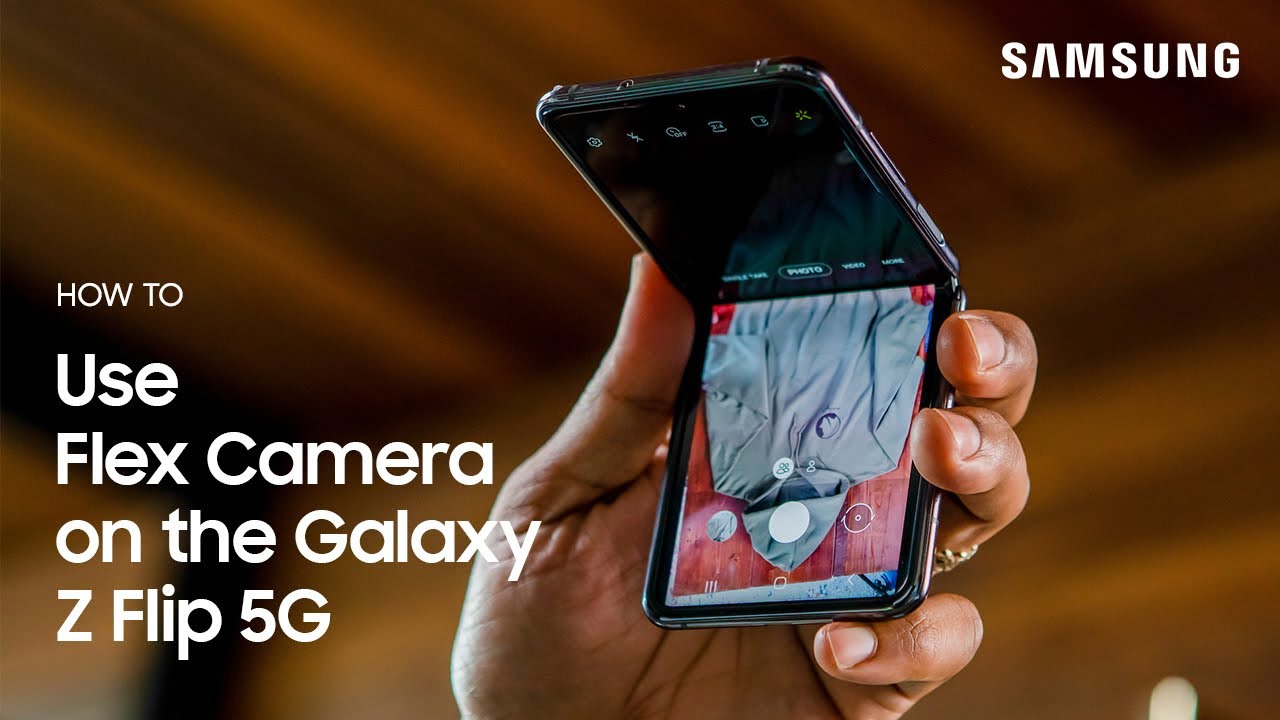 Galaxy Z Flip 5G: How to Use the Flex Camera | Samsung