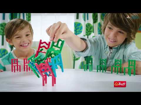 Trefl - Gra zręcznościowa Mistakos Krzesła 4-os. 02074 - www.krainazabawy.pl