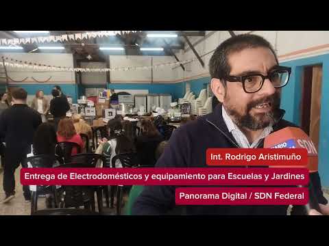 Se hizo entrega de equipamiento para Escuelas y Jardines 