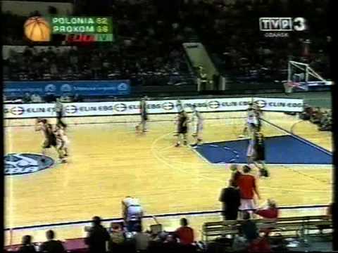 2003/2004 (X kolejka): Polonia Warbud Warszawa - Prokom Trefl Sopot
