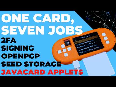 One Card, Seven Jobs: JavaCard Applets with ShieldSigner (SeedSigner Fork)