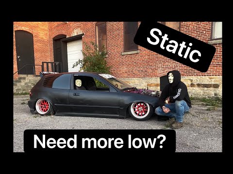 How to slam the sh*t out of your 92-00 civic #hondacivic #coilovers #eg #civic