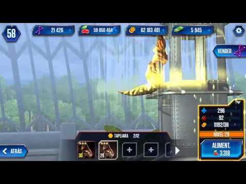 JURASSIC WORLD THE GAME - TAPEJARA NIVEL 40