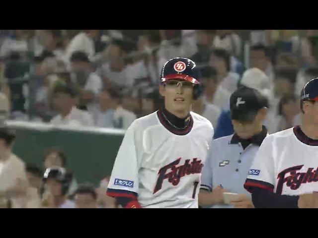 【3回裏】ファイターズ・陽 ライトへはじき返す5試合連続ヒット!! 2016/8/30 F-E