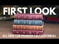 All-New CSB Premium Bibles in Marbled Calfskin