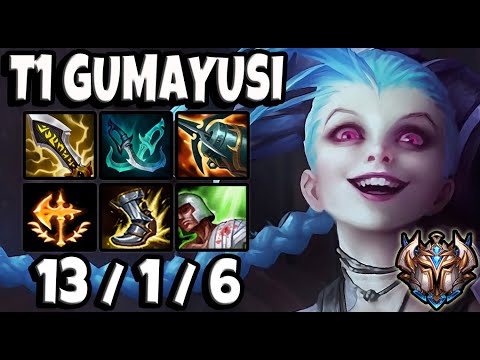 T1 Gumayusi JINX ADC vs KAISA - Ranked Challenger Korea ✅
